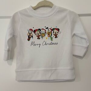 Laughing Giraffe Disney Merry Christmas Vinyl Printed Tshirt 0-3 months